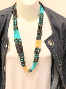 Turquoise Beaded Necklace