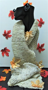 UNISEX- Tweed Knitted Scarf