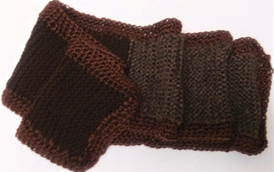 Unisex Chocolate Brown Scarf