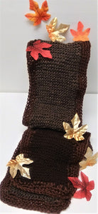 Unisex Chocolate Brown Scarf