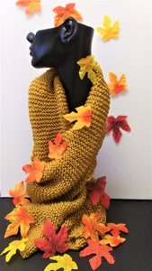 Honey Knitted Scarf